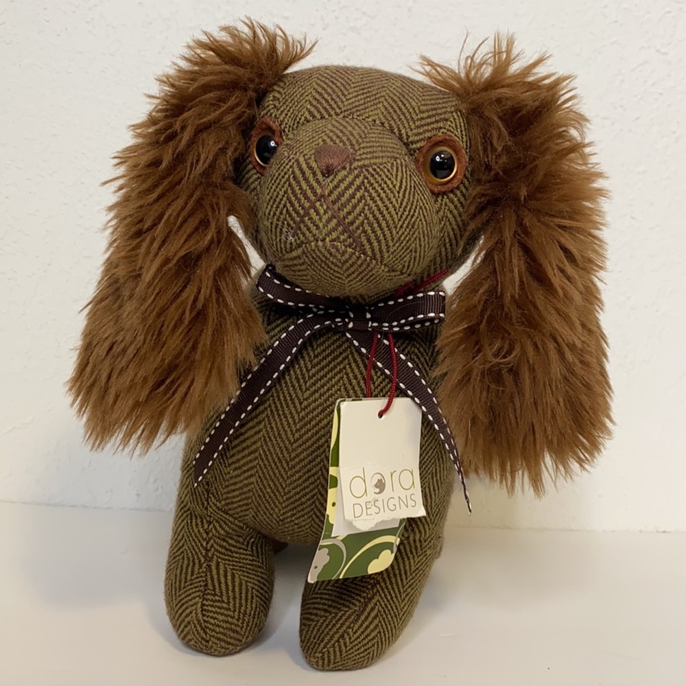 Dora Designs Doorstop Charlie King Brown Dog